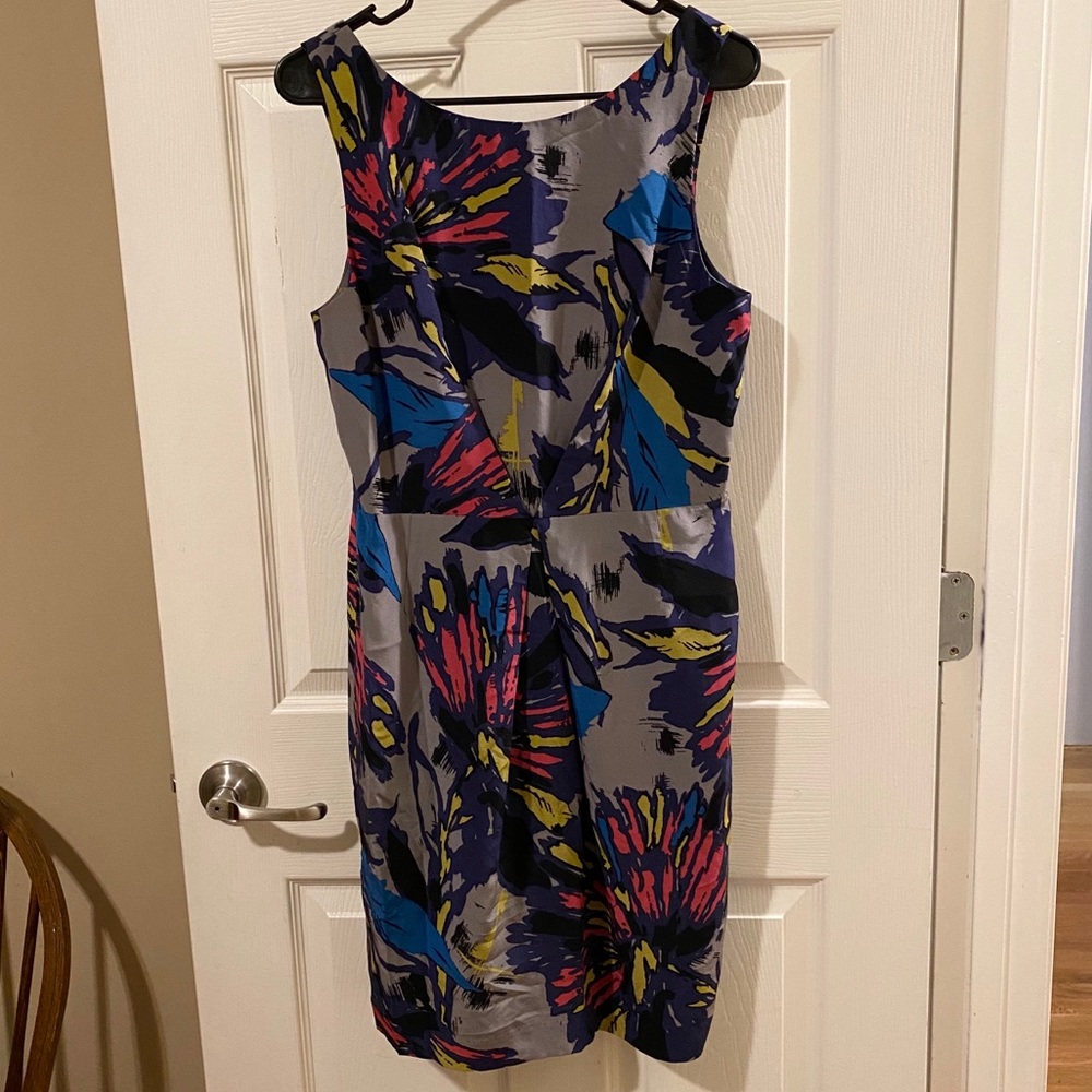 Trina Turk Floral Silk Sleeveless Dress